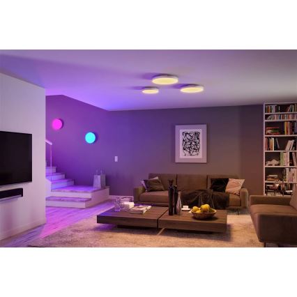 Paulmann 79897 - LED RGBW/22W Ljusreglerad taklampa SMART VELORA 230V