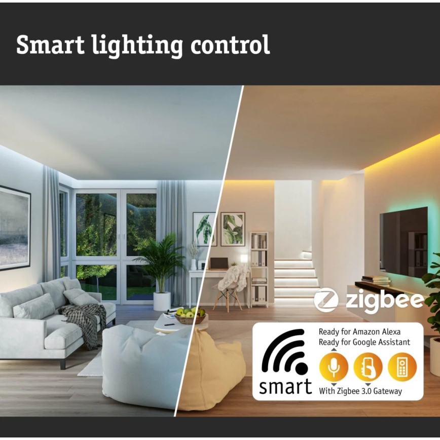 Paulmann 79897 - LED RGBW/22W Ljusreglerad taklampa SMART VELORA 230V
