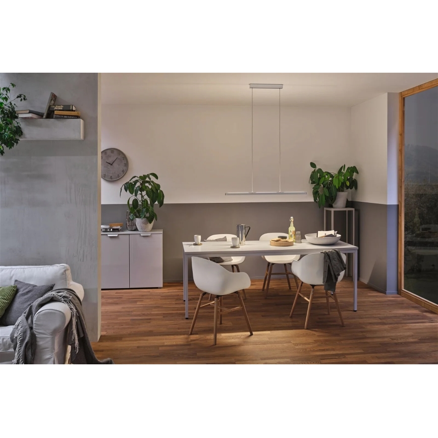 Paulmann 79900 - LED/42W Ljusreglerad ljuskrona på snöre LENTO 230V matt krom