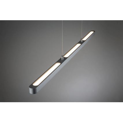 Paulmann 79900 - LED/42W Ljusreglerad ljuskrona på snöre LENTO 230V matt krom