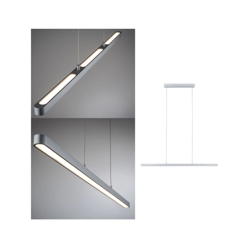 Paulmann 79900 - LED/42W Ljusreglerad ljuskrona på snöre LENTO 230V matt krom