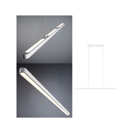 Paulmann 79901 - LED/42W Ljusreglerad ljuskrona på textilsladd LENTO 230V