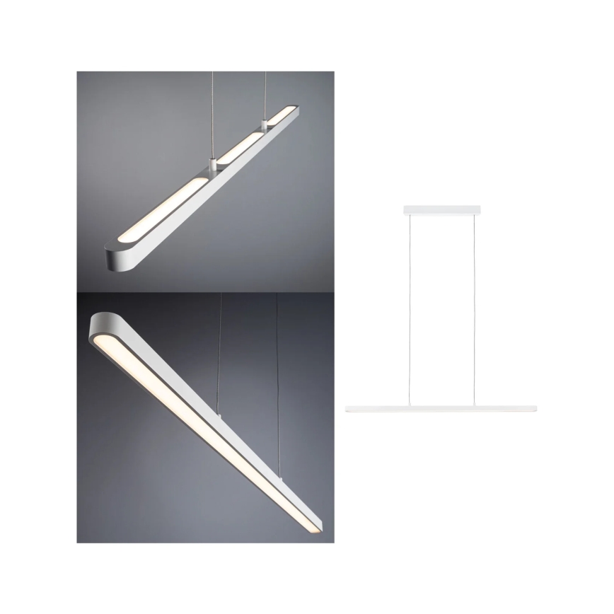 Paulmann 79901 - LED/42W Ljusreglerad ljuskrona på textilsladd LENTO 230V