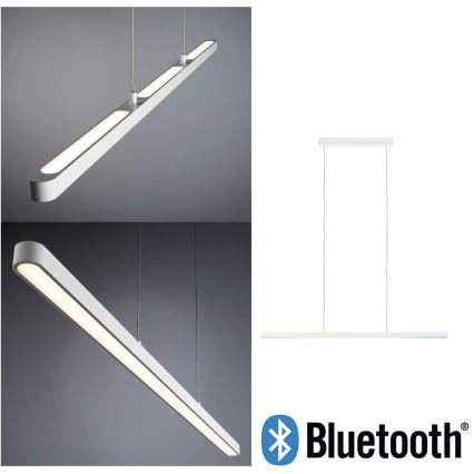 Paulmann 79903 - LED/43W Ljusreglerad ljuskrona på textilsladd SMART LENTO 230V 2700-6000K