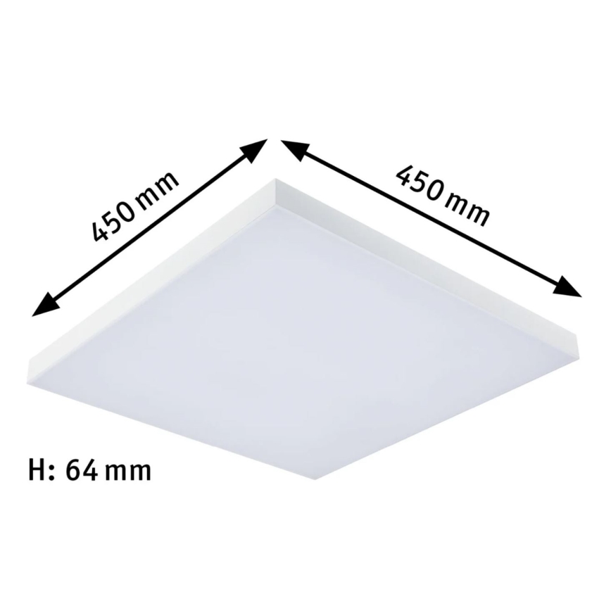 Paulmann 79905 - LED/19W RGBW Ljusreglerad taklampa VELORA 230V 3000-6500K + fjärrkontroll