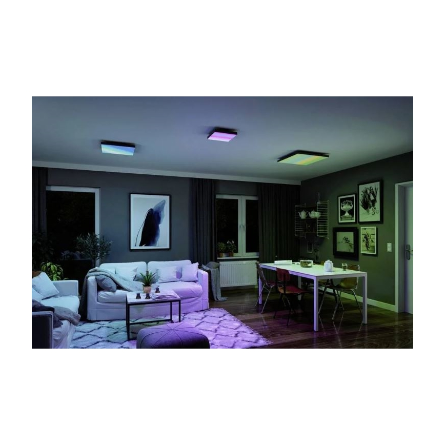 Paulmann 79909 - LED/31W RGBW Ljusreglerad taklampa VELORA 230V 3000-6500K + fjärrkontroll