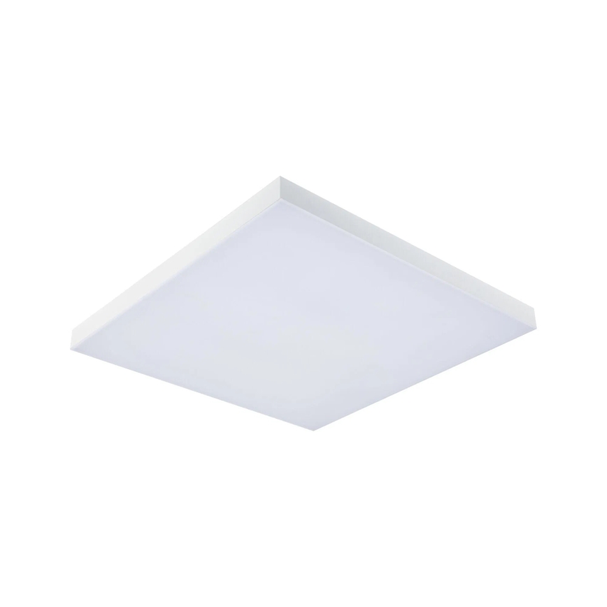 Paulmann 79910 - LED/31W RGBW Dimbart takarmatur LORIA 230V 3000–6500K 59,5x59,5 cm vit + fjärrkontroll