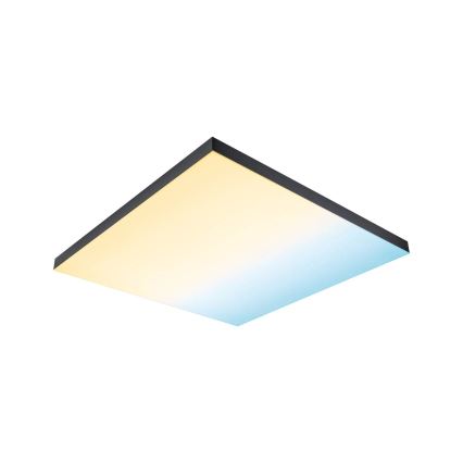 Paulmann 79913 - LED/31W RGBW Dimbart takarmatur LORIA 230V 3000-6500K 59,5x59,5 cm svart + fjärrkontroll