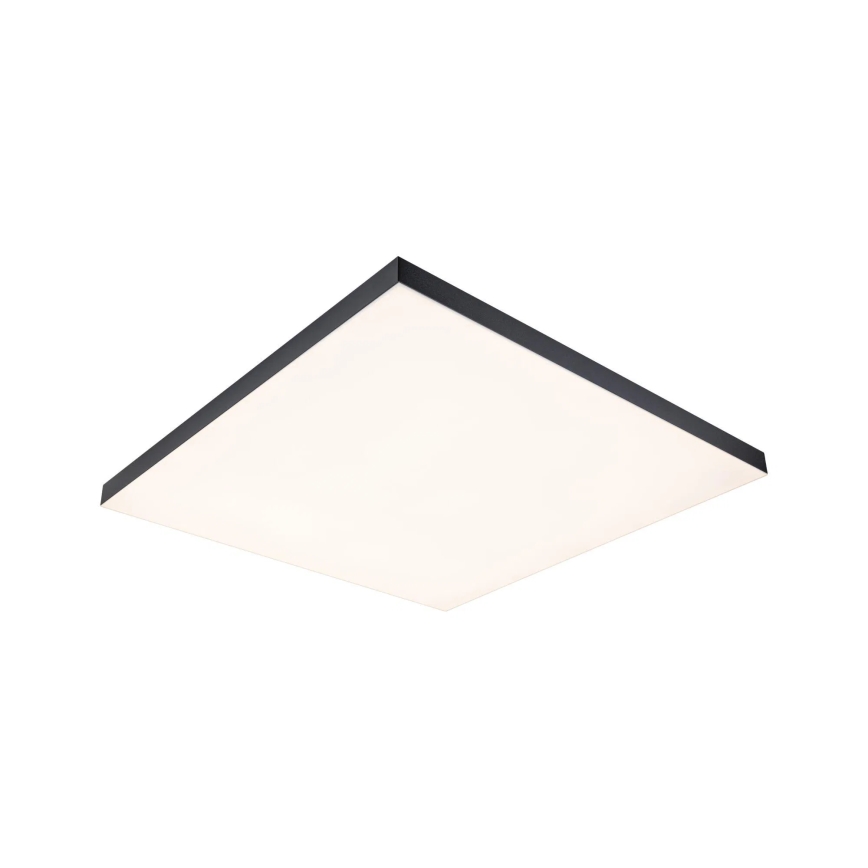 Paulmann 79913 - LED/31W RGBW Dimbart takarmatur LORIA 230V 3000-6500K 59,5x59,5 cm svart + fjärrkontroll