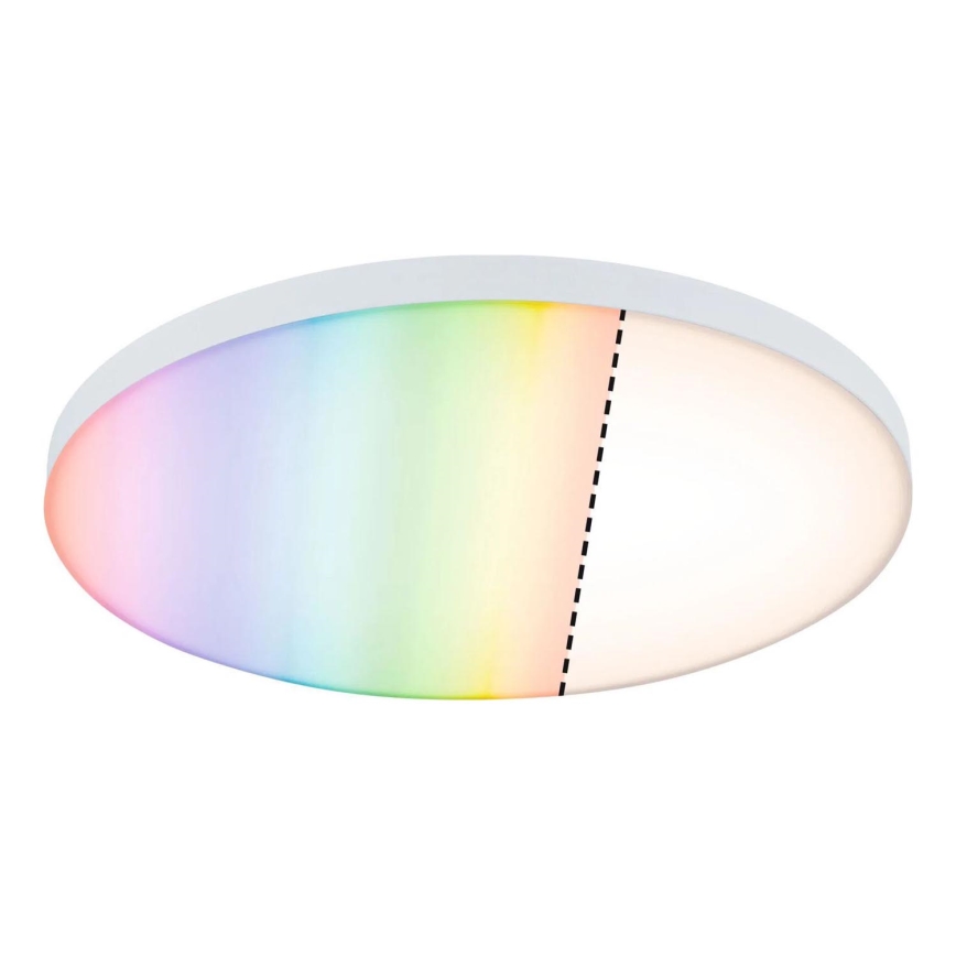 Paulmann 79929 - LED/22W RGBW Dimmbar taklampa LORIA 230V Ø 40 cm vit