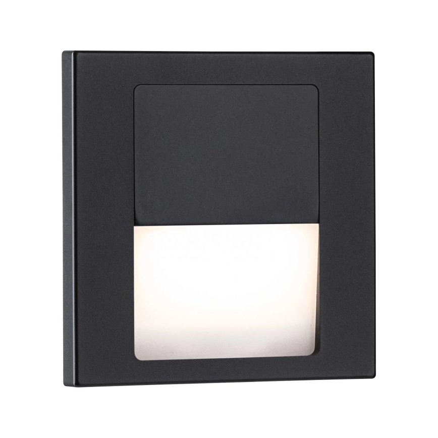 Paulmann 80001 - LED/1W Trappbelysning TSARO 230V Follow/svart