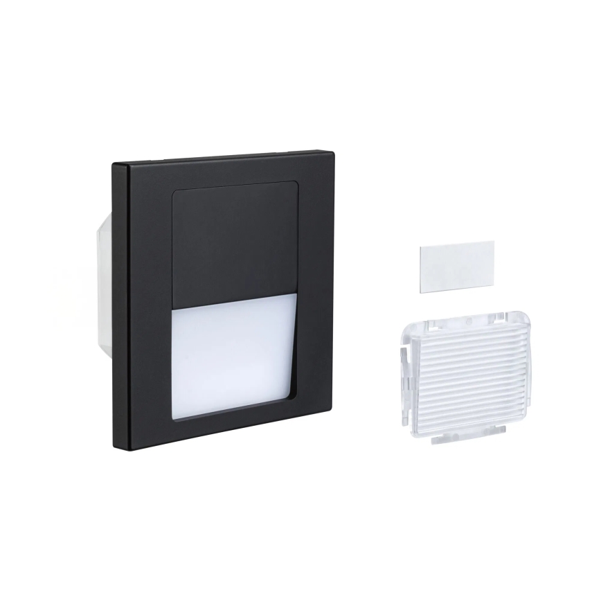 Paulmann 80001 - LED/1W Trappbelysning TSARO 230V Follow/svart