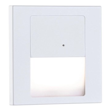 Paulmann 80002 - LED/1W Trappbelysning med sensor TSARO 230V Lead/vit