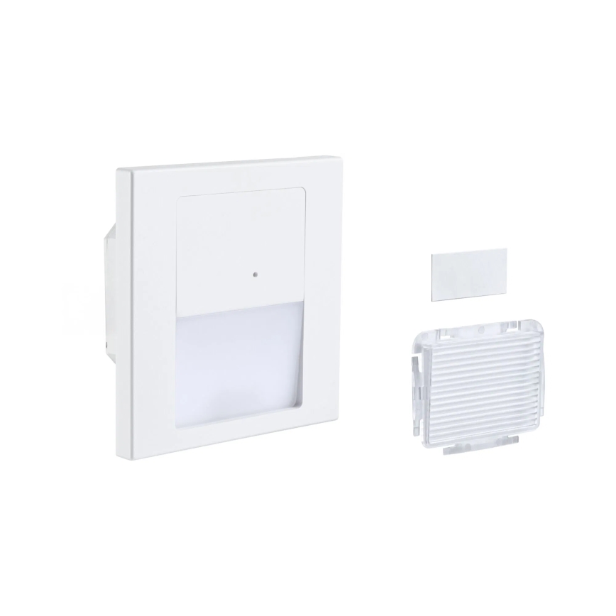 Paulmann 80002 - LED/1W Trappbelysning med sensor TSARO 230V Lead/vit