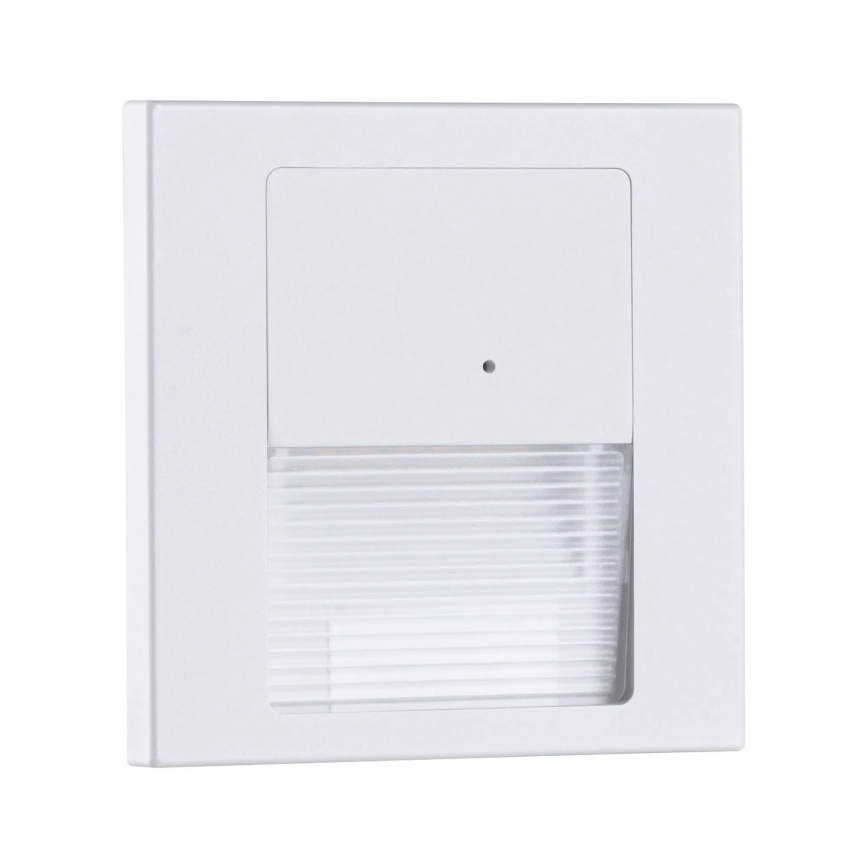 Paulmann 80002 - LED/1W Trappbelysning med sensor TSARO 230V Bly/vit
