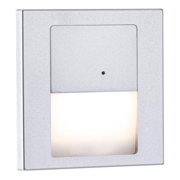 Paulmann 80003 - LED/1W Trappbelysning med sensor TSARO 230V Lead/matt krom