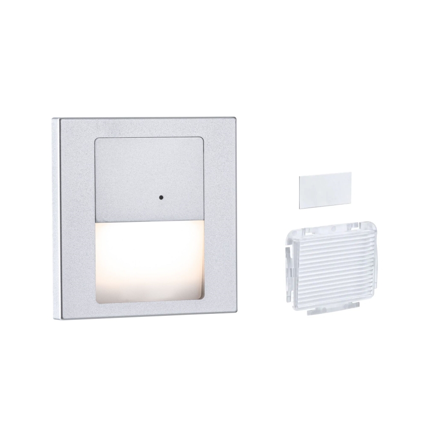 Paulmann 80003 - LED/1W Trappbelysning med sensor TSARO 230V Lead/matt krom