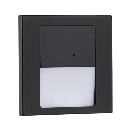 Paulmann 80004 - LED/1W Trappbelysning med sensor TSARO 230V Lead/svart