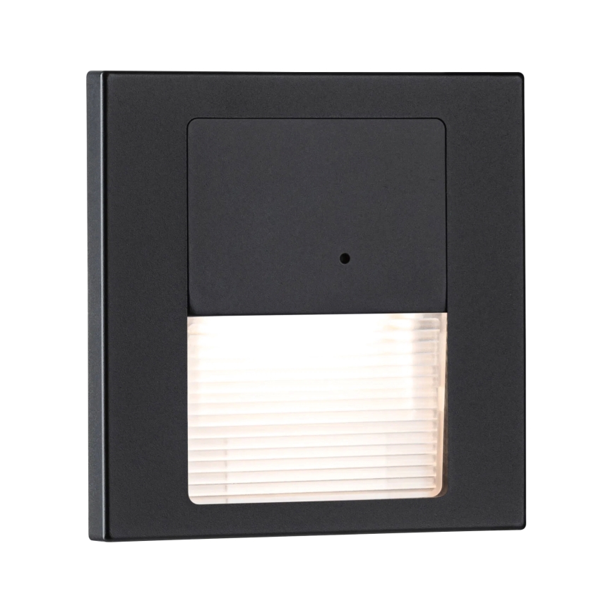 Paulmann 80004 - LED/1W Trappbelysning med sensor TSARO 230V Lead/svart