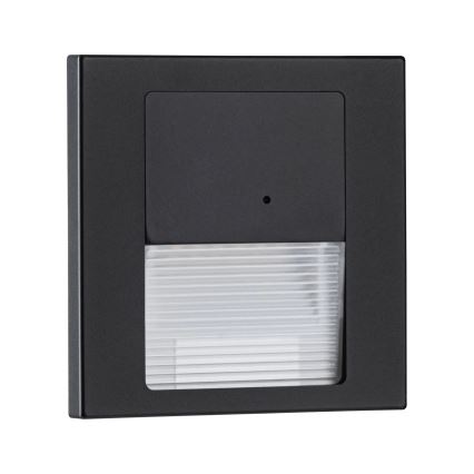 Paulmann 80004 - LED/1W Trappbelysning med sensor TSARO 230V Lead/svart