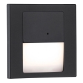 Paulmann 80004 - LED/1W Trappbelysning med sensor TSARO 230V Ledning/svart