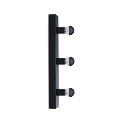 Paulmann 80097 - 3xE14/40W IP44 Spegelbelysning för badrum REGULA 230V svart