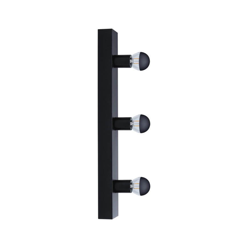 Paulmann 80097 - 3xE14/40W IP44 Spegelbelysning för badrum REGULA 230V svart