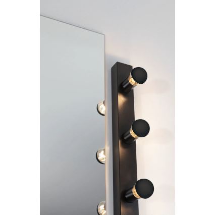 Paulmann 80099 - 4xE14/40W IP44 Spegelbelysning för badrum REGULA 230V svart