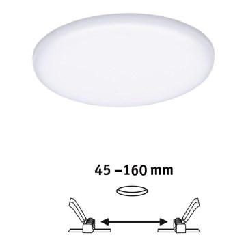 Paulmann 92389 - LED/17W IP44 infälld Badrumbelysning VARIFIT 230V