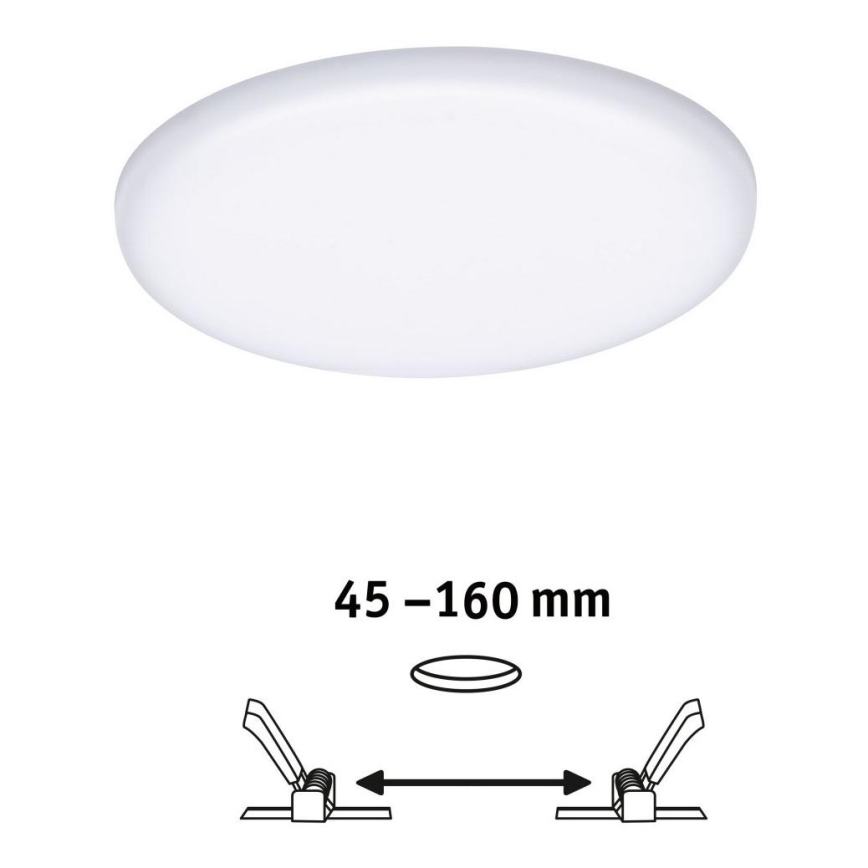 Paulmann 92389 - LED/17W IP44 infälld Badrumbelysning VARIFIT 230V