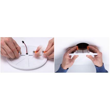Paulmann 92389 - LED/17W IP44 infälld Badrumbelysning VARIFIT 230V