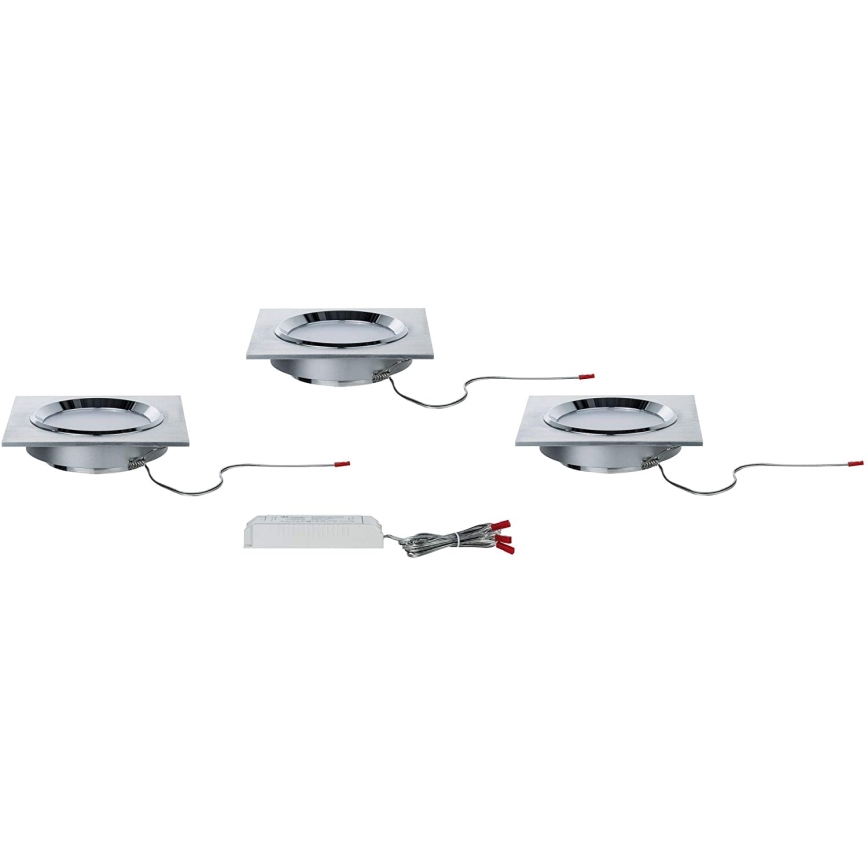 Paulmann 92696 - KIT 3xLED/8W Ljusreglerad upphängd taklampa DICE 230V