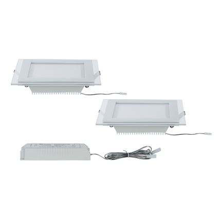 Paulmann 92706 - KIT 2xLED/7,5W Dimming upphängd taklampa DECODICE 230V