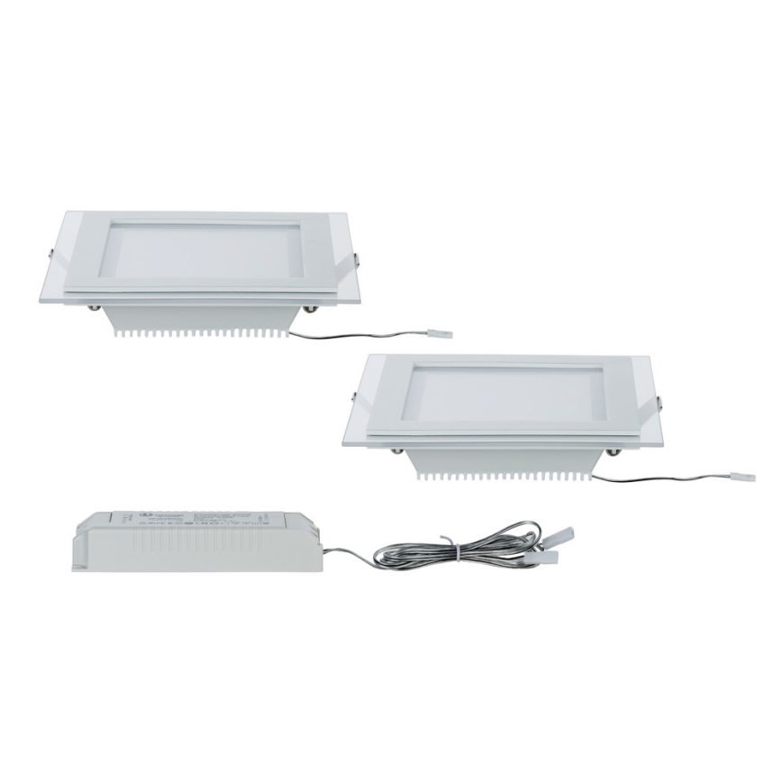 Paulmann 92706 - KIT 2xLED/7,5W Dimming upphängd taklampa DECODICE 230V