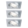 Paulmann 92799 - KIT 3x LED/6,8W IP23 Badrum infälld lampa COIN 230V