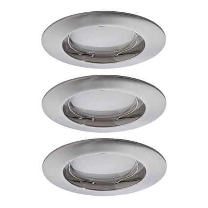 Paulmann 92827 - KIT 3xLED/7W IP44 Ljusreglerad hängande badrumslampa COIN 230V
