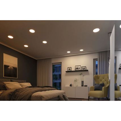 Paulmann 92992 - LED/16W IP44 Infälld armatur för badrum AREO 230V 2000/3000/4000K Ø 23 cm matt krom