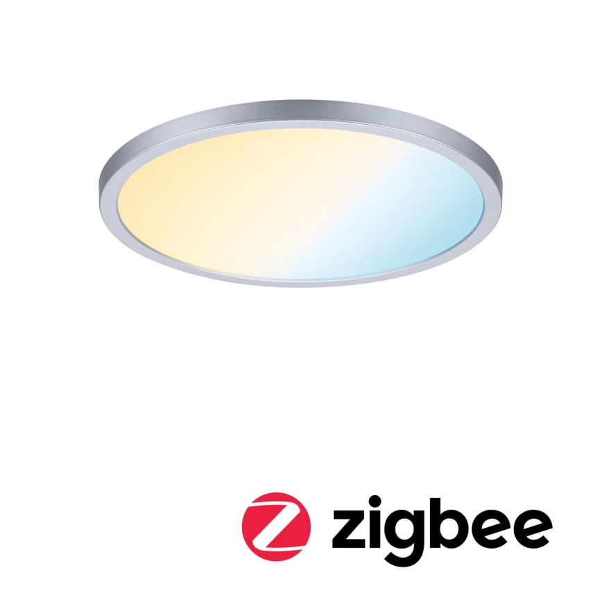 Paulmann 93046 - LED/16W IP44 Dimmbar infälld takarmatur för badrum AREO 230V 3000-6500K Ø 23 cm matt krom