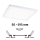 Paulmann 93060 - LED/16W IP44 Dimbar infälld badrumsarmatur AREO 230V 23x23 cm vit