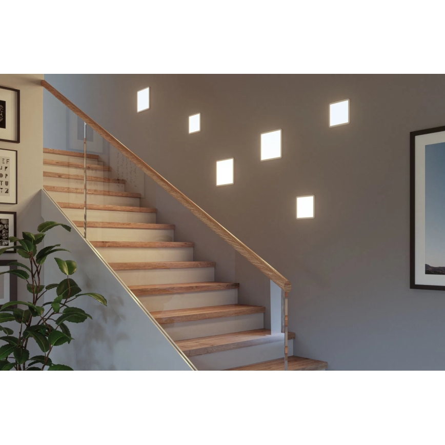 Paulmann 93060 - LED/16W IP44 Dimbar infälld badrumsarmatur AREO 230V 23x23 cm vit