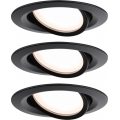 Paulmann 93080 - SET 3xLED/6W IP23 Dimbart badrumstakljus COIN 230V
