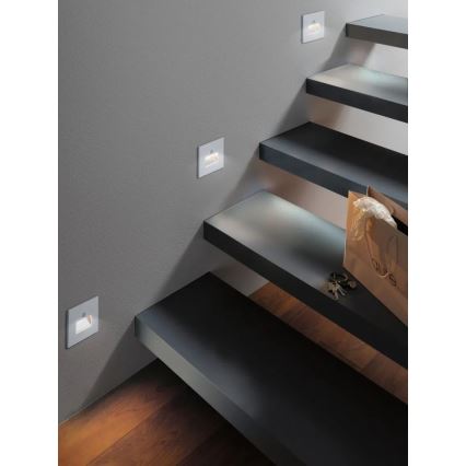 Paulmann 93133 - LED/1,2W Trappbelysning med sensor EDGE 230V vit