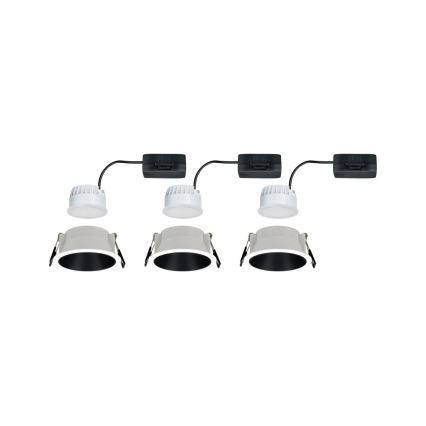 Paulmann 93402 - KIT 3xLED/6W IP44 Ljusreglerad hängande badrumslampa COLE 230V
