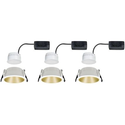 Paulmann 93406 - KIT 3xLED/6,5W IP44 Ljusreglerad bathroom upphängd taklampa COLE 230V