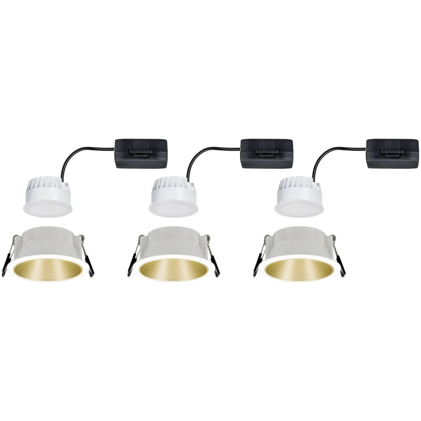 Paulmann 93406 - KIT 3xLED/6,5W IP44 Ljusreglerad bathroom upphängd taklampa COLE 230V