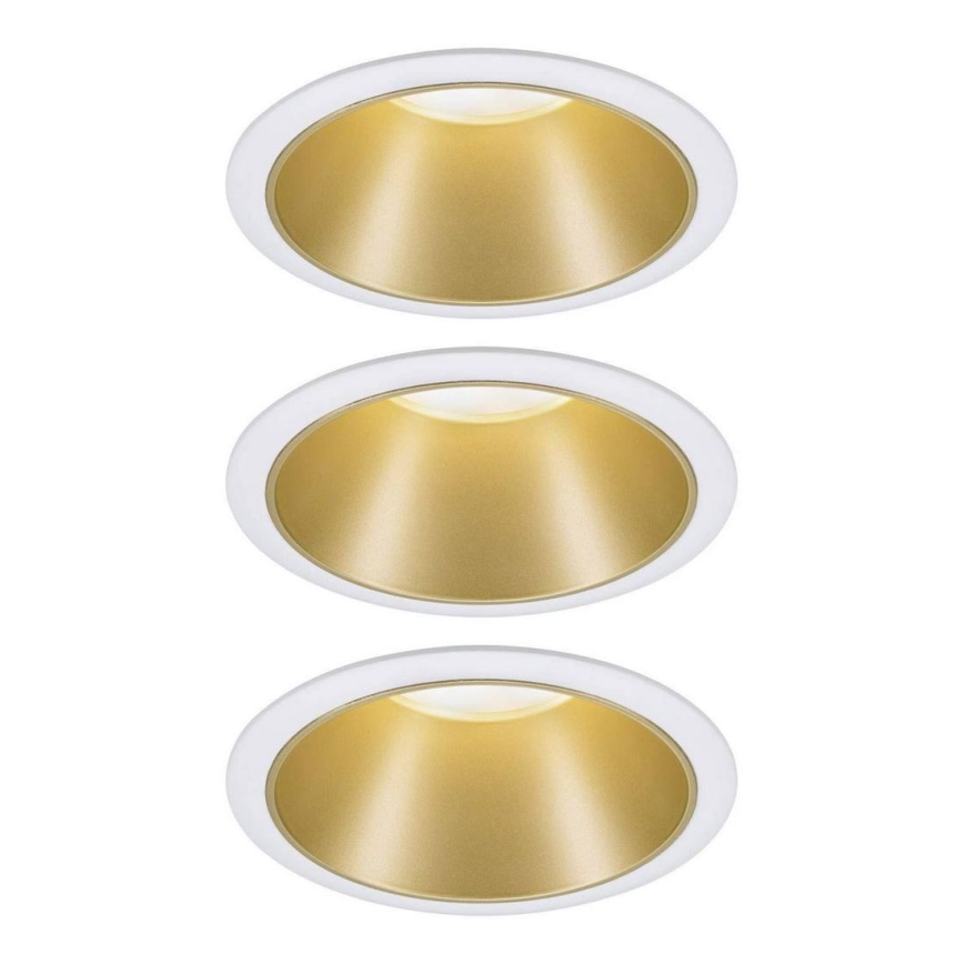 Paulmann 93406 - KIT 3xLED/6,5W IP44 Ljusreglerad bathroom upphängd taklampa COLE 230V