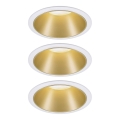 Paulmann 93406 - SET 3xLED/6,5W IP44 Dimbart badrumsinfällt takarmatur COLE 230V