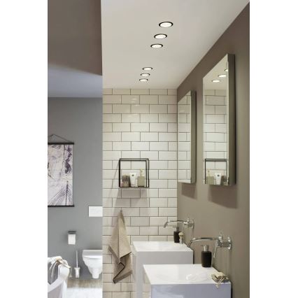 Paulmann 93408 - KIT 3xLED/6,5W IP44 Ljusreglerad bathroom upphängd taklampa COLE 230V