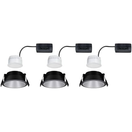 Paulmann 93408 - KIT 3xLED/6,5W IP44 Ljusreglerad bathroom upphängd taklampa COLE 230V