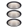 Paulmann 93408 - KIT 3xLED/6,5W IP44 Ljusreglerad bathroom upphängd taklampa COLE 230V